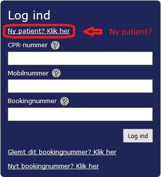Online Booking Tandlæge Ny Patient